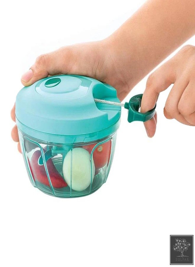 الكبريت مجموعة سلفار من مفرمة طعام يدوية من الفولاذ المقاوم للصدأ وقطاعة خضروات نيجي - Image 4